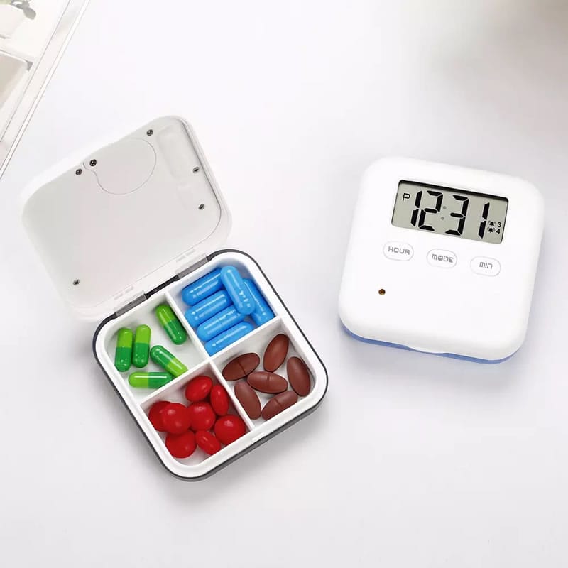 pill dispenser with alarm reminder