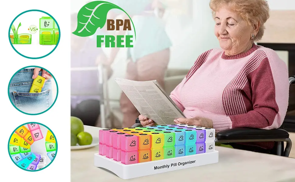 Monthly Pill Organizer AMPM (2)