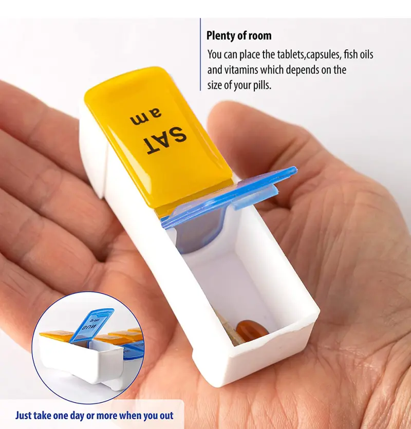14 Compartment Weekly Removable Pill Box BS0034J (5)