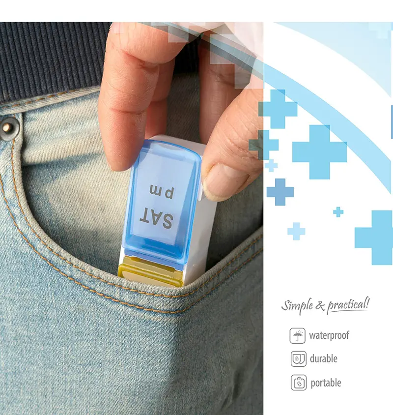 14 Compartment Weekly Removable Pill Box BS0034J (6)