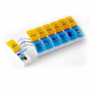 14 compartment weekly removable pill box 1