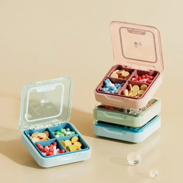 4 Compartment Pill Organizer (2)