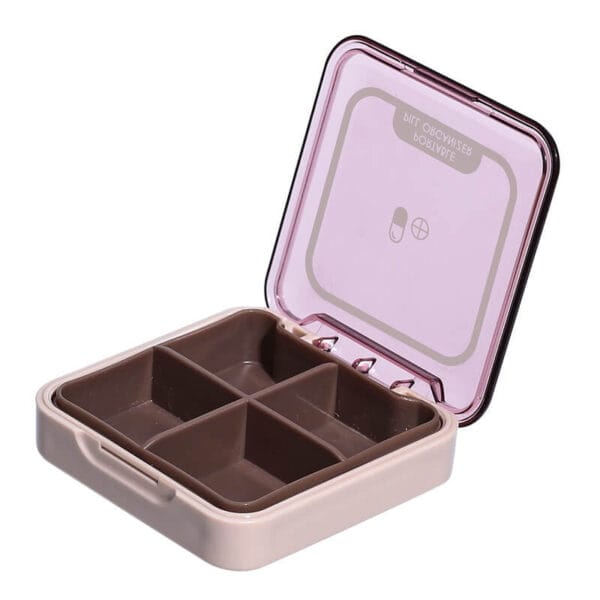 4 compartment travel pill box 7