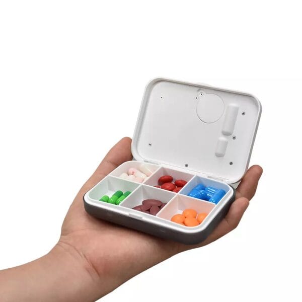 6 compartments electronic pill timer 5