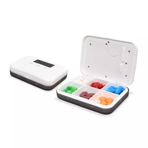 6 compartments electronic pill timer 7