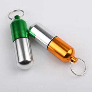 aluminum alloy metal pill bottle 1