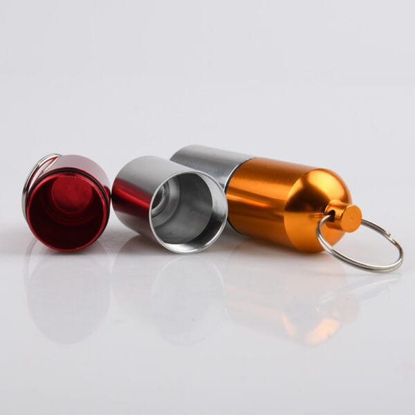 aluminum alloy metal pill bottle 2