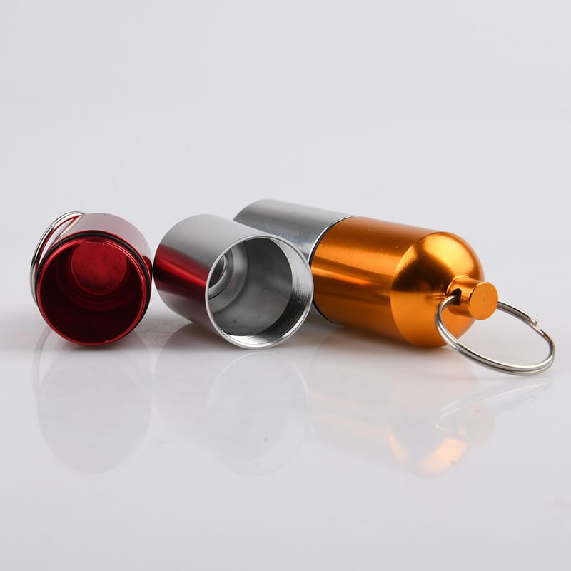 aluminum alloy metal pill bottle 2