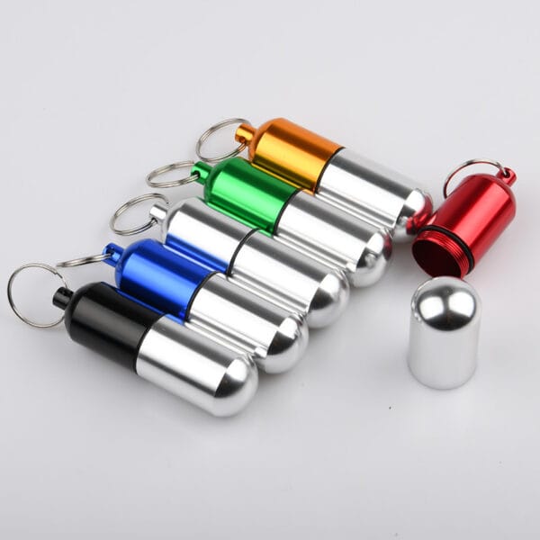 aluminum alloy metal pill bottle 5