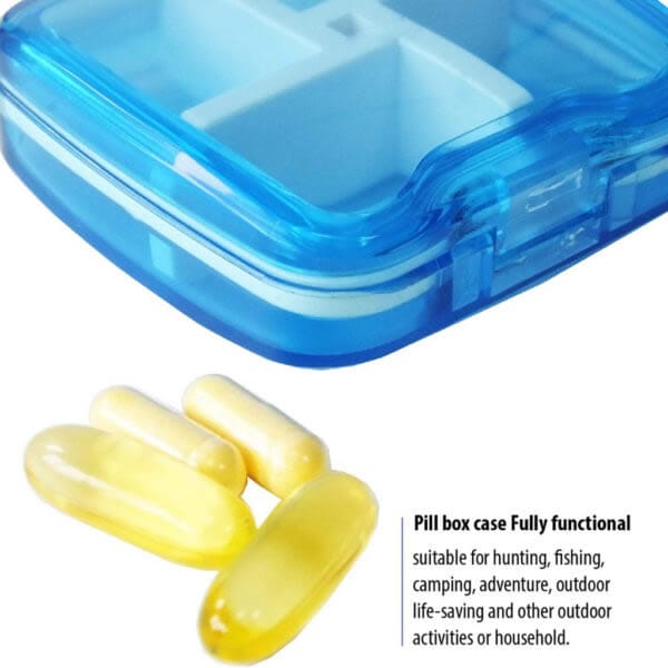 daily 4 compartment pill box product display 3