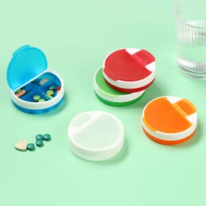 daily small round pill organizer 1