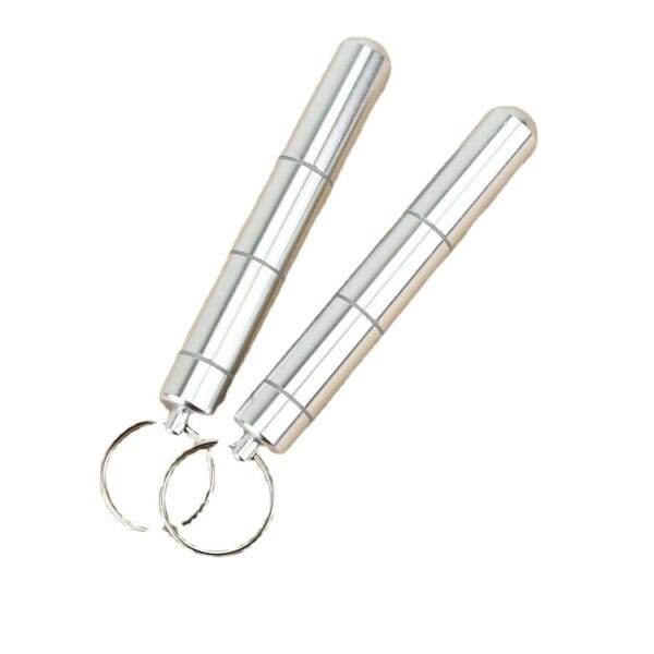 keychain aluminum alloy metal pill box 4