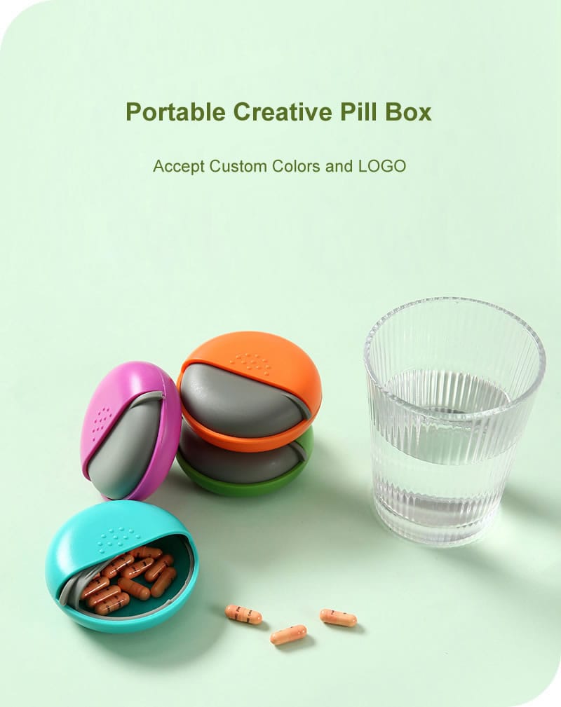 mini rotating daily pill box product display 1