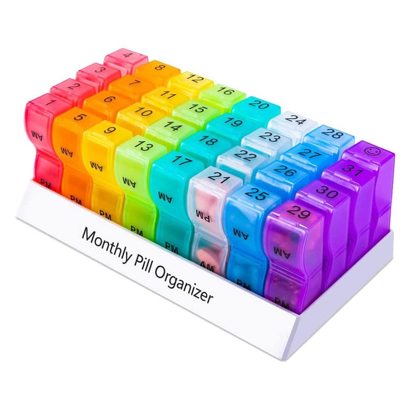 monthly pill organizer