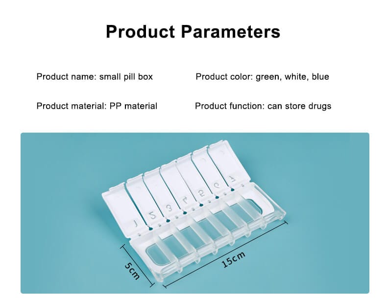 new 7 compartment pill box product display 9