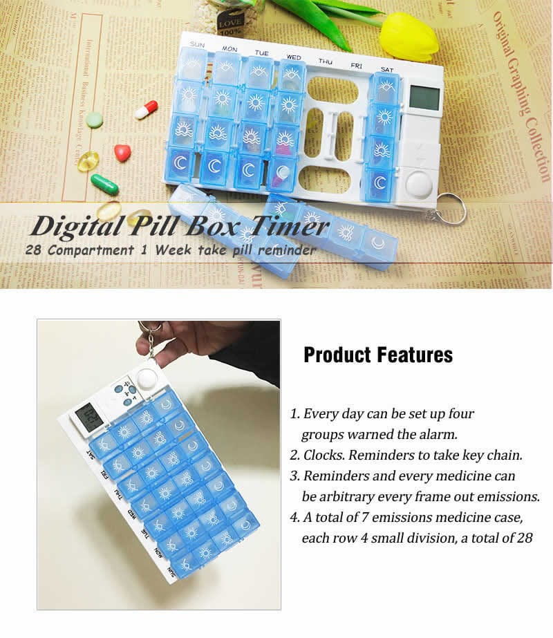 smart electronic pill box product display 1