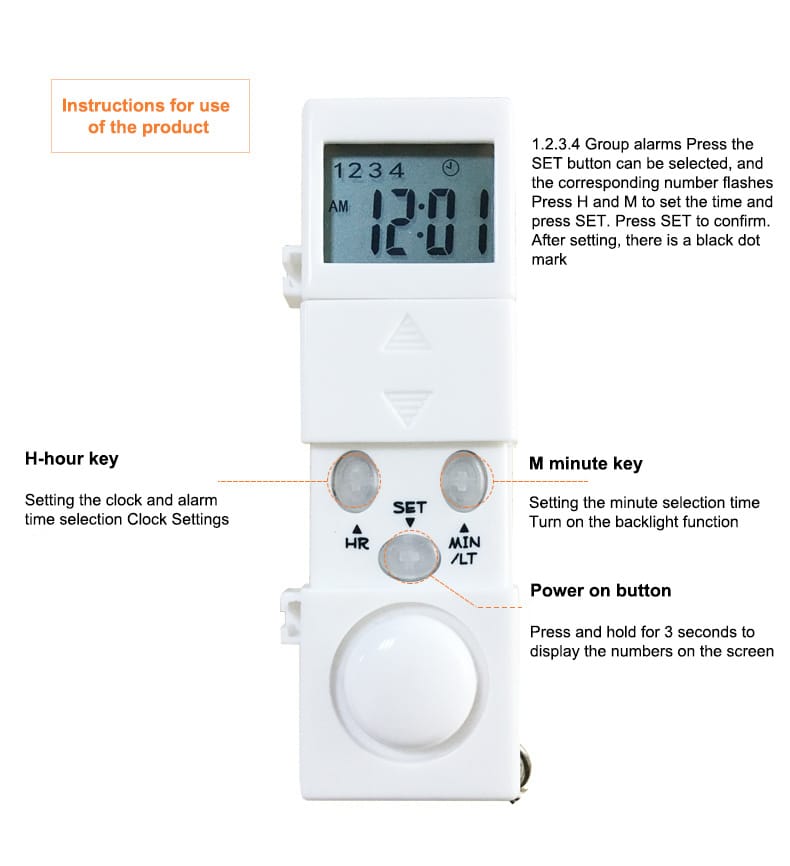 smart electronic pill box product display 4