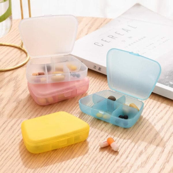 transparent daily medicine organizer 2