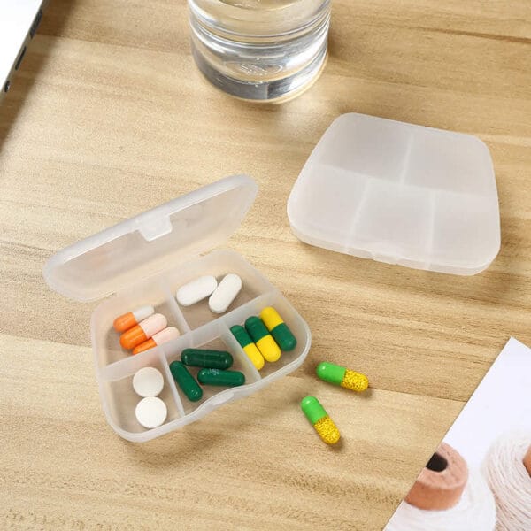 transparent daily medicine organizer 3