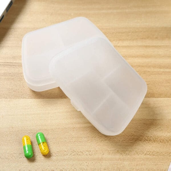 transparent daily medicine organizer 6