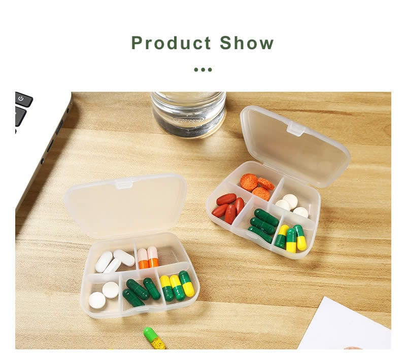 transparent daily medicine organizer product display 7