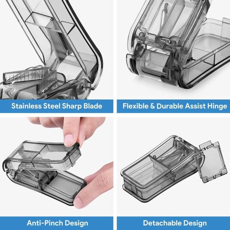 travel friendly plastic pill splitter product display 6