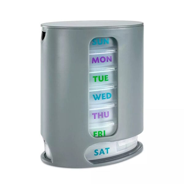 weekly pill box stackable 9