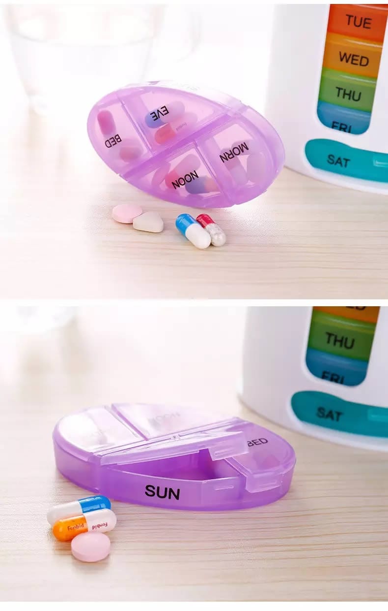 weekly pill box stackable products display 6