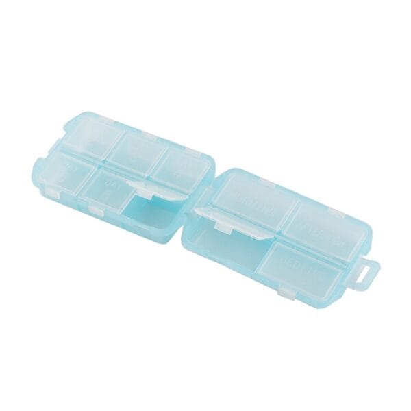 10 compartment flip top pill box 3