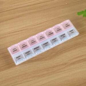 14 compartment weekly pill box 1