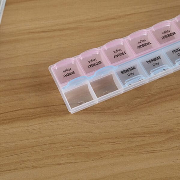 14 compartment weekly pill box 4