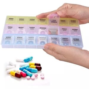 3 times a day weekly pill organizer 1