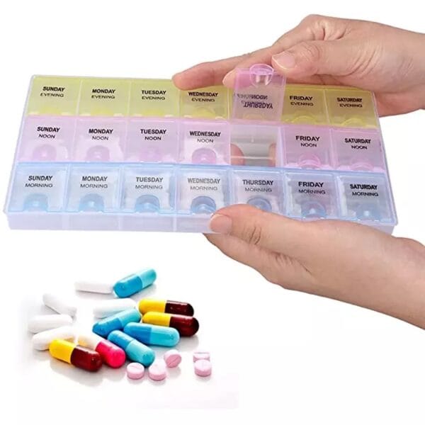 3 times a day weekly pill organizer 1