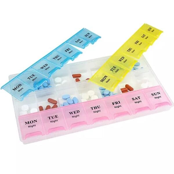 3 times a day weekly pill organizer 4