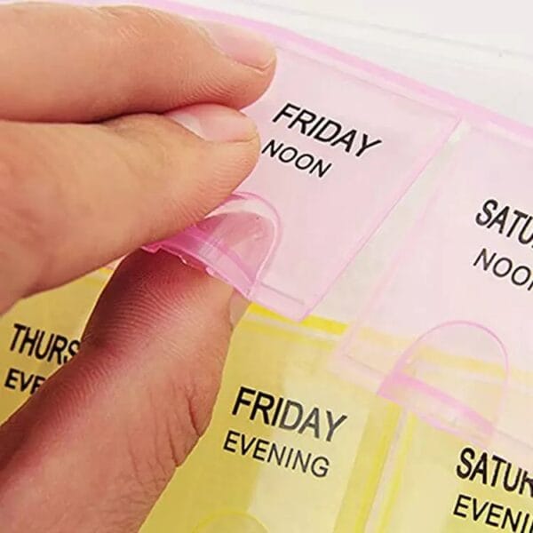 3 times a day weekly pill organizer 5