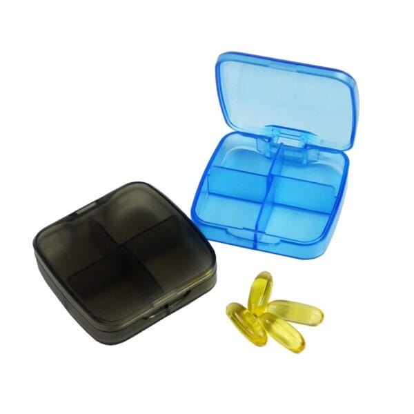 4 compartment travel pill case 2