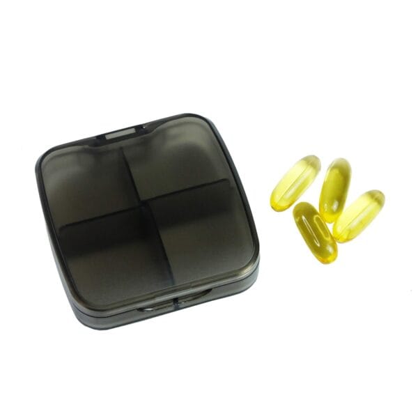 4 compartment travel pill case 3