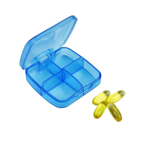 4 compartment travel pill case 6