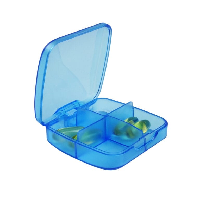 4 compartment travel pill case product display 10