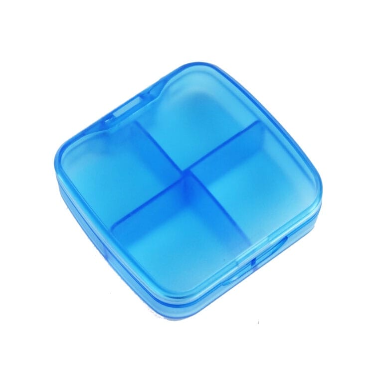 4 compartment travel pill case product display 8