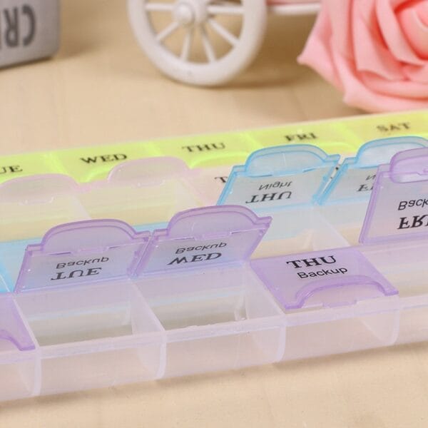 4 times a day weekly pill organizer 3