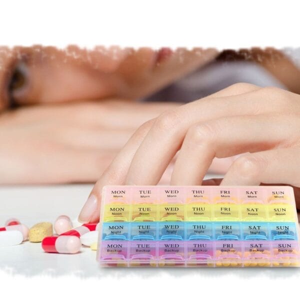 4 times a day weekly pill organizer 9