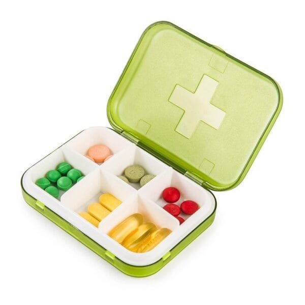 6 compartment mini pill case 4