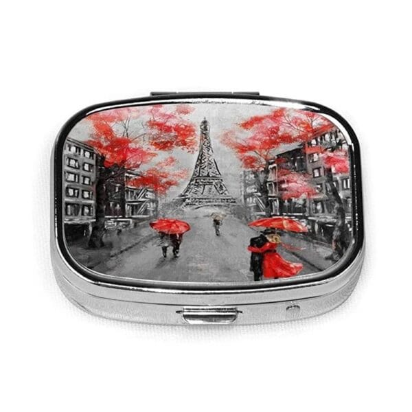 aluminum alloy mirror pill case 5