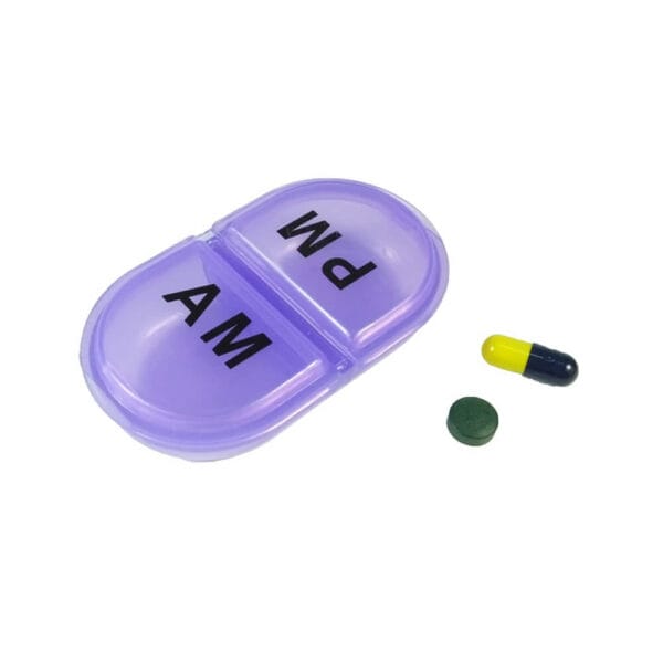 daily am pm pill organizer 3