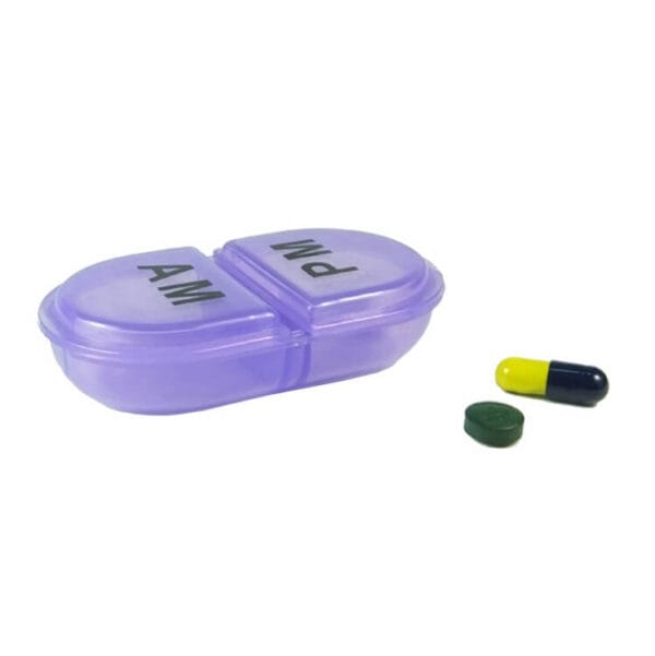 daily am pm pill organizer 4