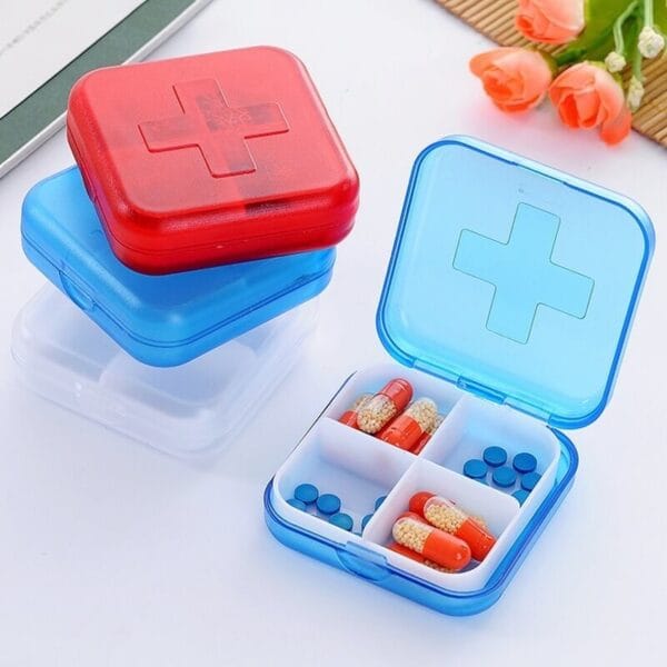 mini plastic pill organizer 1