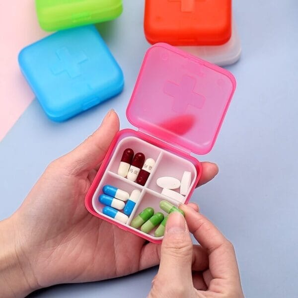 mini plastic pill organizer 2