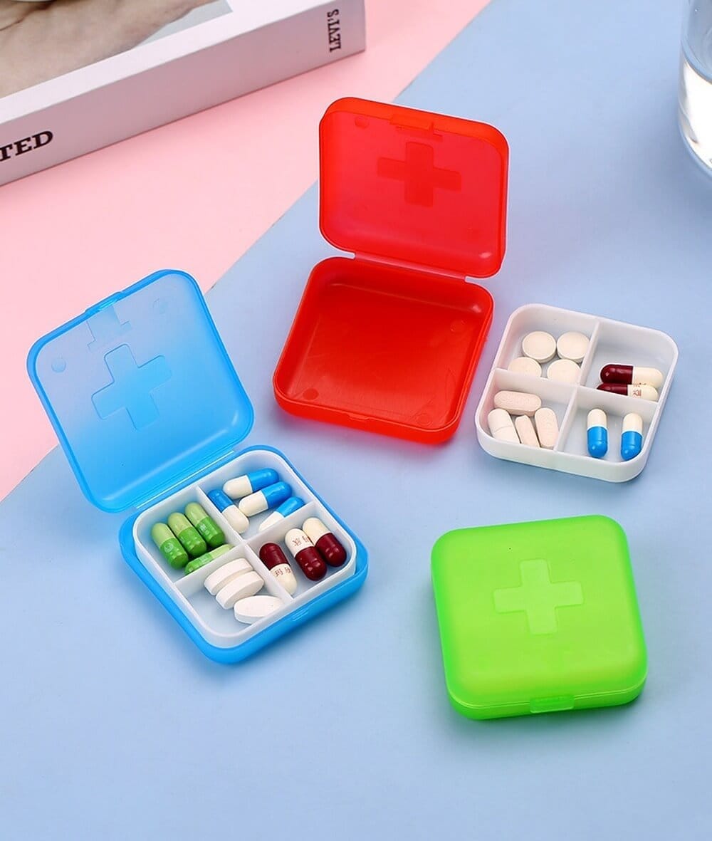 mini plastic pill organizer product display 1