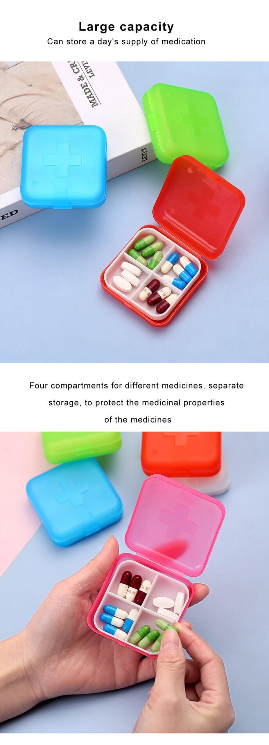 mini plastic pill organizer product display 4